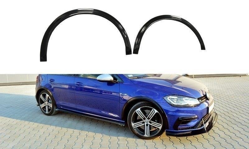 Maxton Design VW-GO-7F-R-FE1T Fenders Extension Volkswagen Golf R / R-Line MK7.5 | ML Performance UK Car Parts