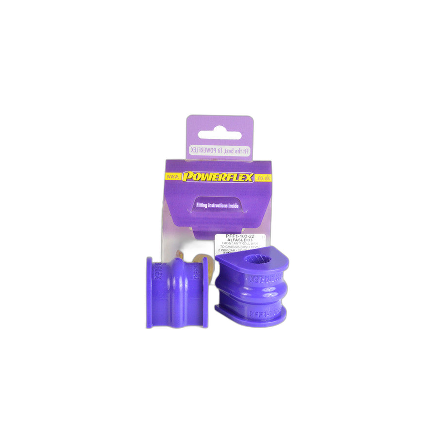Powerflex PFF1-103-22 Alfa Romeo Alfasud Front Anti Roll Bar To Chassis Bush 22mm | ML Performance EU Car Parts