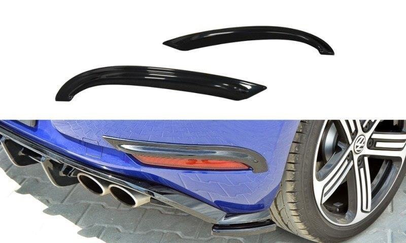 Maxton Design VW-GO-7F-R-RV1T Rear Frames for Lights Volkswagen Golf R / R-Line MK7.5 | ML Performance UK Car Parts