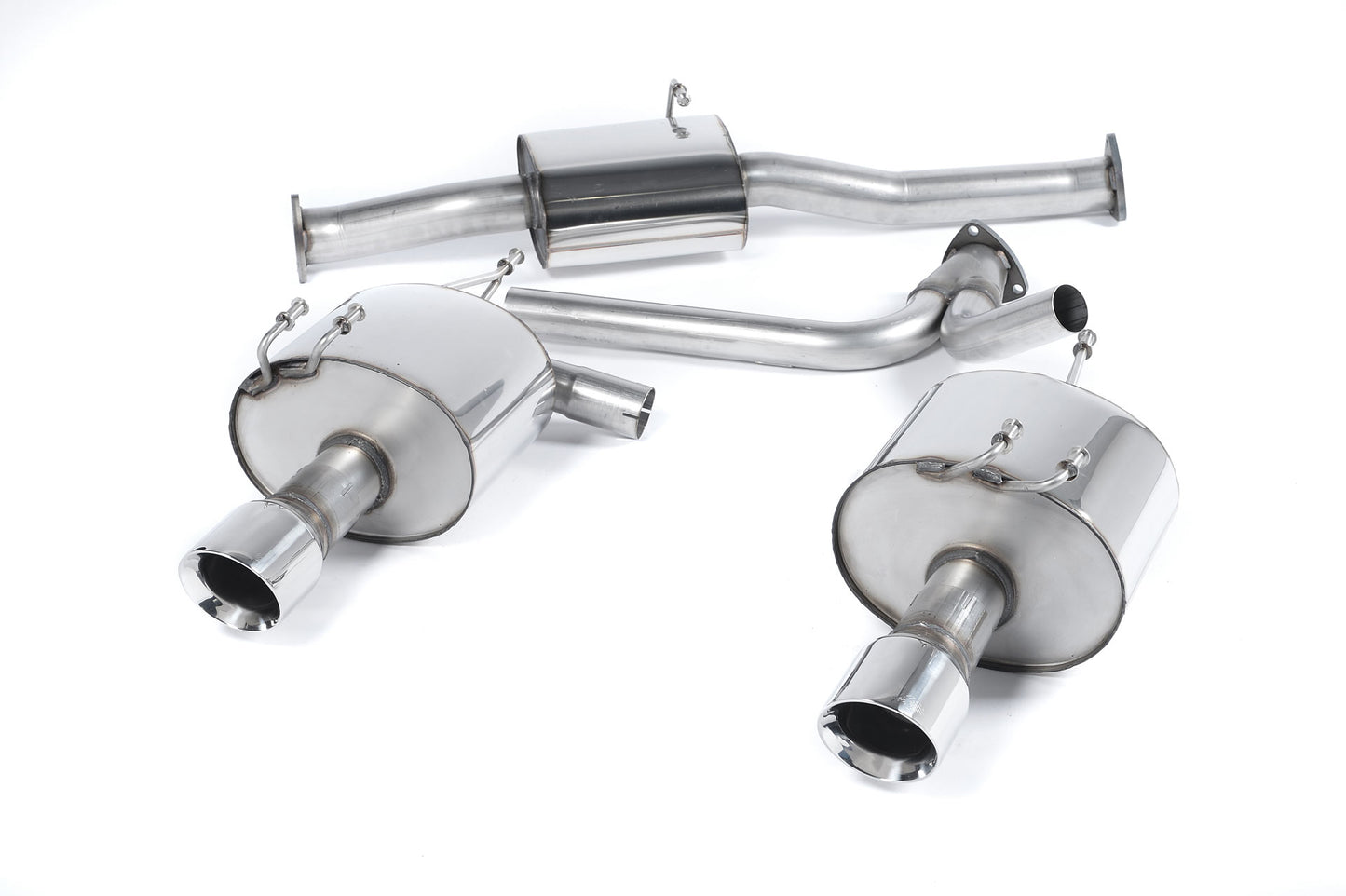 MillTek SSXHO210 Honda S2000 Cat-Back Twin-rear silencer