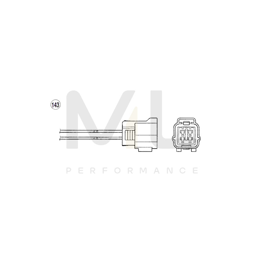 NTK Lambda Sensor / O2 Sensor (NGK 1647) - OZA341-F16 | ML Car Parts UK | ML Performance
