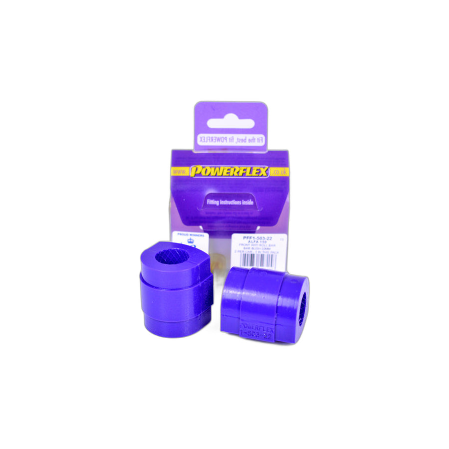 Powerflex PFF1-503-22 Alfa Romeo Front Anti Roll Bar Bush 22mm (Inc. Spider, Brera, 159) | ML Performance EU Car Parts
