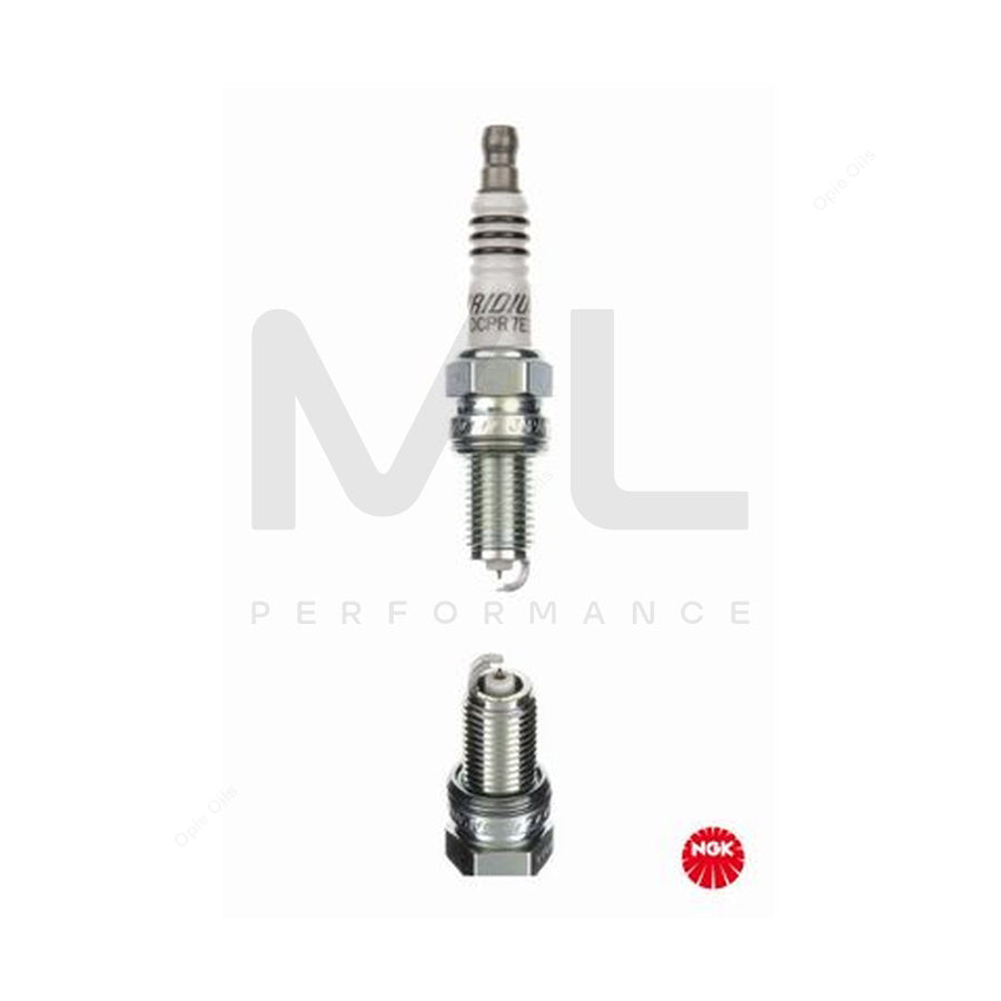 NGK DCPR7EIX (6046) - Iridium IX Spark Plug / Sparkplug - Taper Cut Ground Electrode | ML Car Parts UK | ML Performance