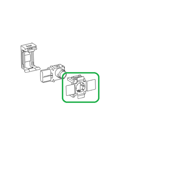 Genuine Lexus 89348-50020 LS Phase 4 2006-2012 Front Ultrasonic Outer Retainer