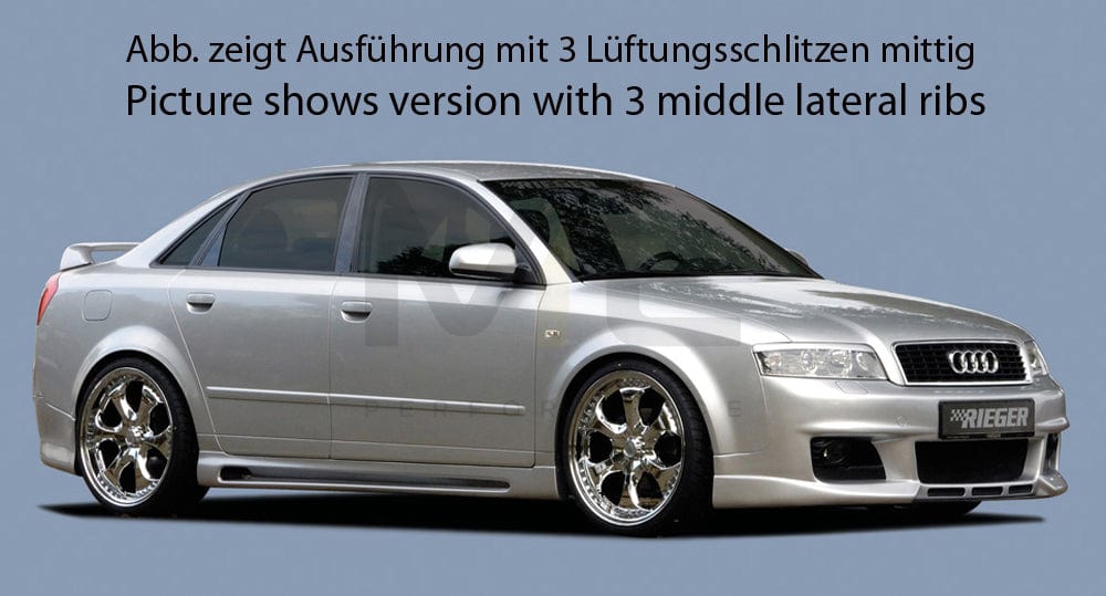 Rieger 00055251 Audi 8E B6 A4 Front Bumper 4 | ML Performance EU Car Parts