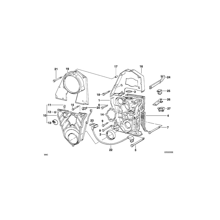 Genuine BMW 11141715329 E30 E34 E36 Profile-Gasket (Inc. 318i, 518i & 316i) | ML Performance UK Car Parts