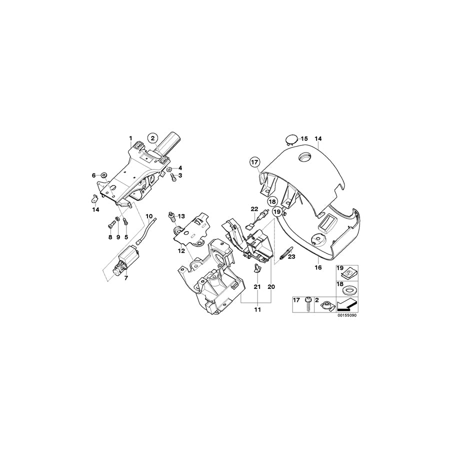 Genuine BMW 32316750991 E52 Trim Panel, Bottom Part, Leather CREMA (Inc. ALPINA V8 & Z8) | ML Performance EU Car Parts