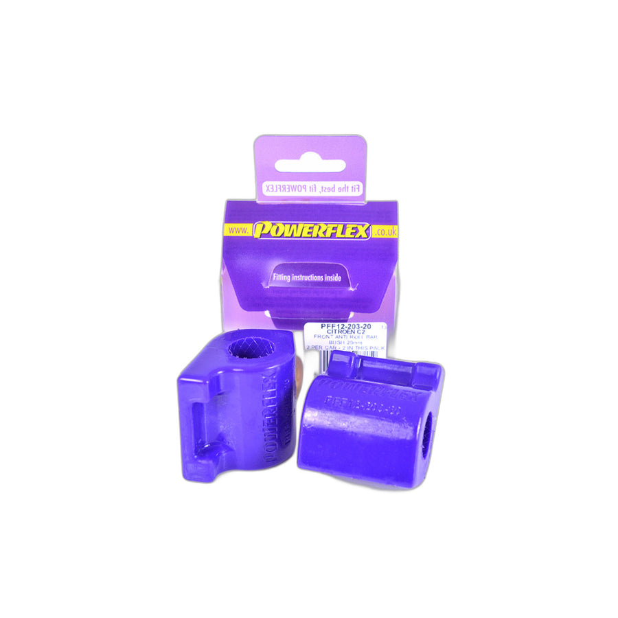 Powerflex PFF12-203-20 Citroen Front Anti Roll Bar Bush 20mm (Inc. C3 & C2) | ML Performance EU Car Parts