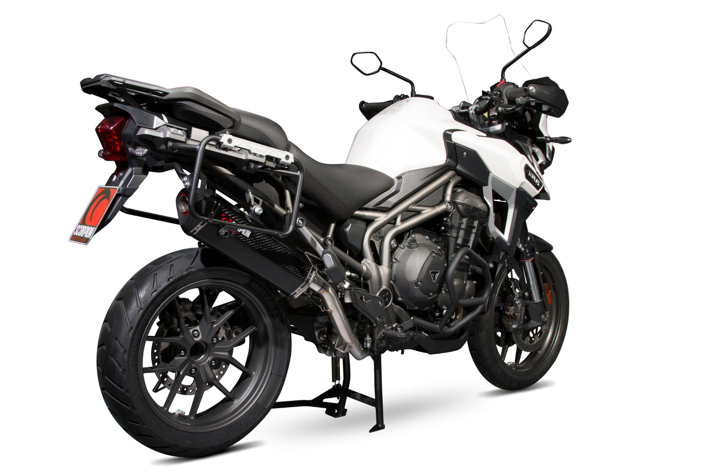 Scorpion RTR80CEO Triumph Tiger 1200 Explorer Serket Parallel Slip-On - Carbon Fibre Sleeve | ML Performance EU EU