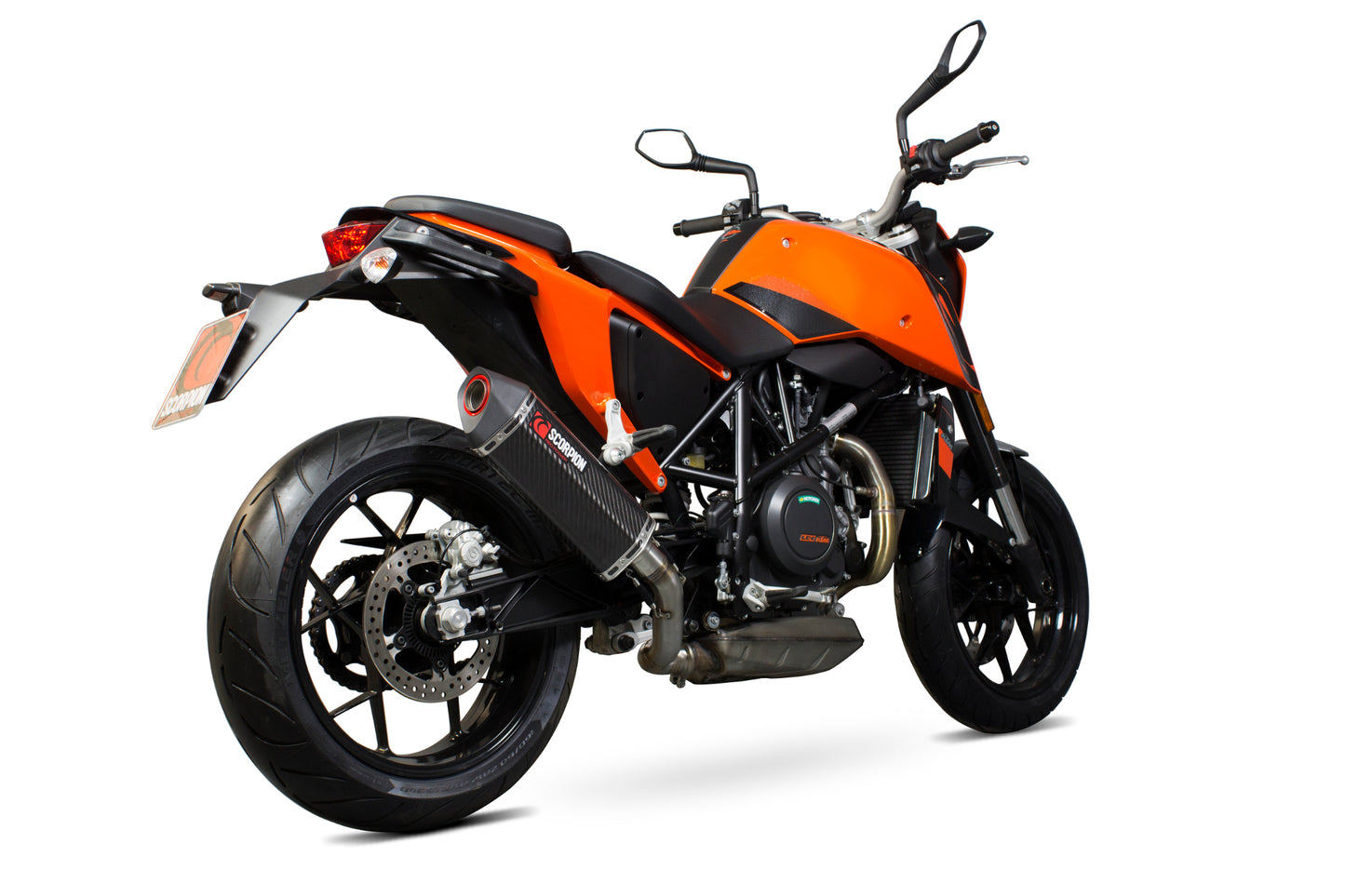 Scorpion RKT79CEO KTM Duke 690 Serket Parallel Slip-On - Carbon Fibre Sleeve | ML Performance EU EU
