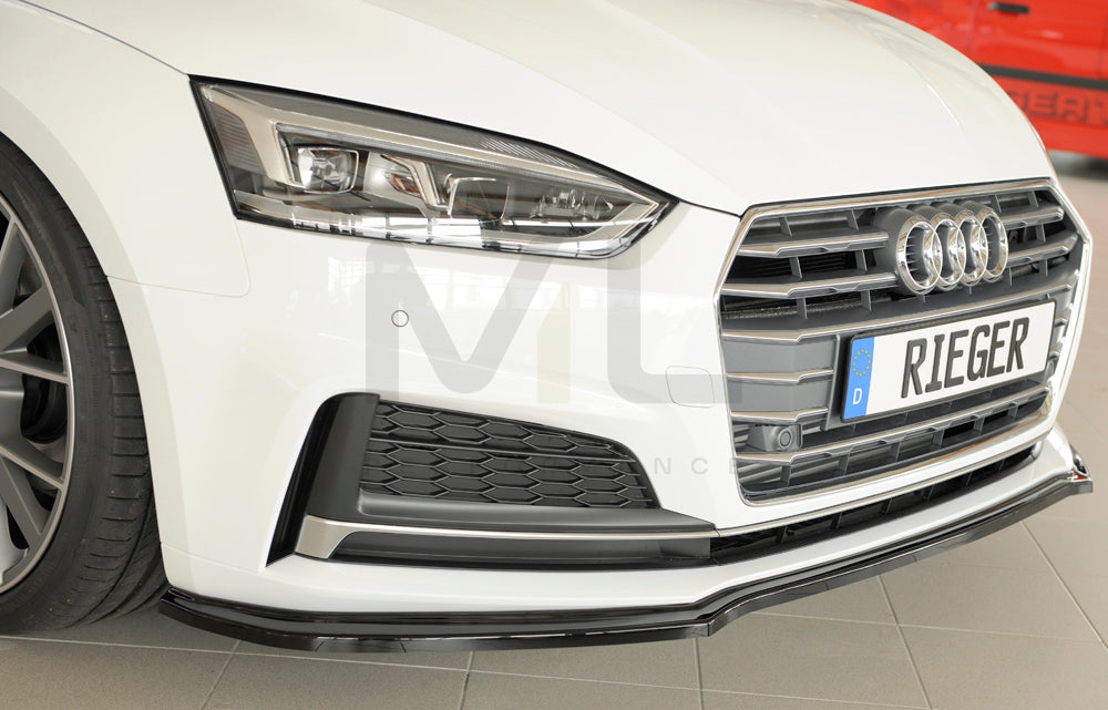 Rieger 00088173 Audi B9 F5 Front Splitter (A5 & S5) 9 | ML Performance EU Car Parts