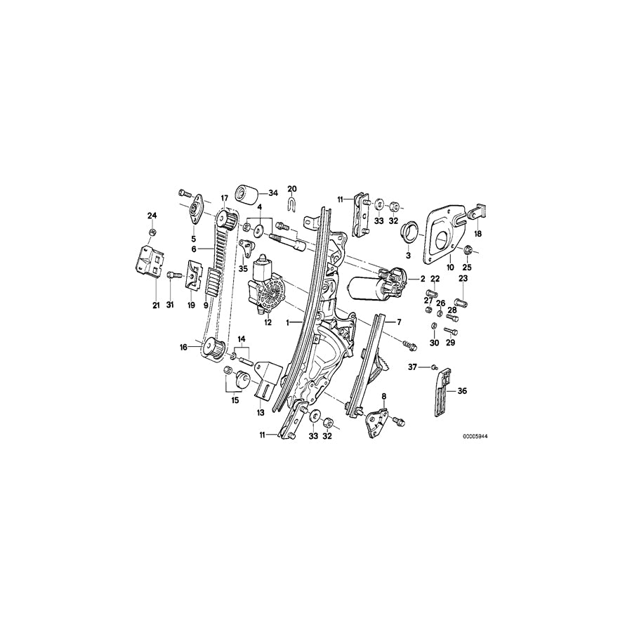 Genuine BMW 51332291091 Roadster Plate (Inc. & Z1) | ML Performance EU Car Parts