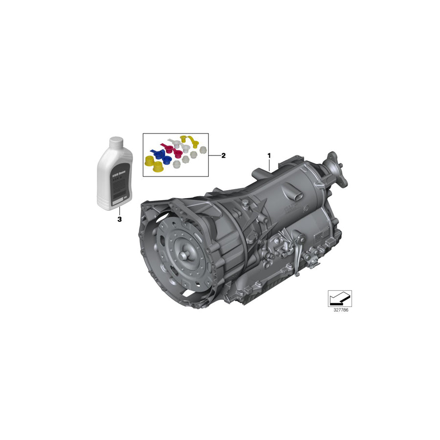 Genuine BMW 24008601191 F10 F07 F11 Automatic Transmission Eh GA8HP45Z - XBI (Inc. & 535i) | ML Performance EU Car Parts