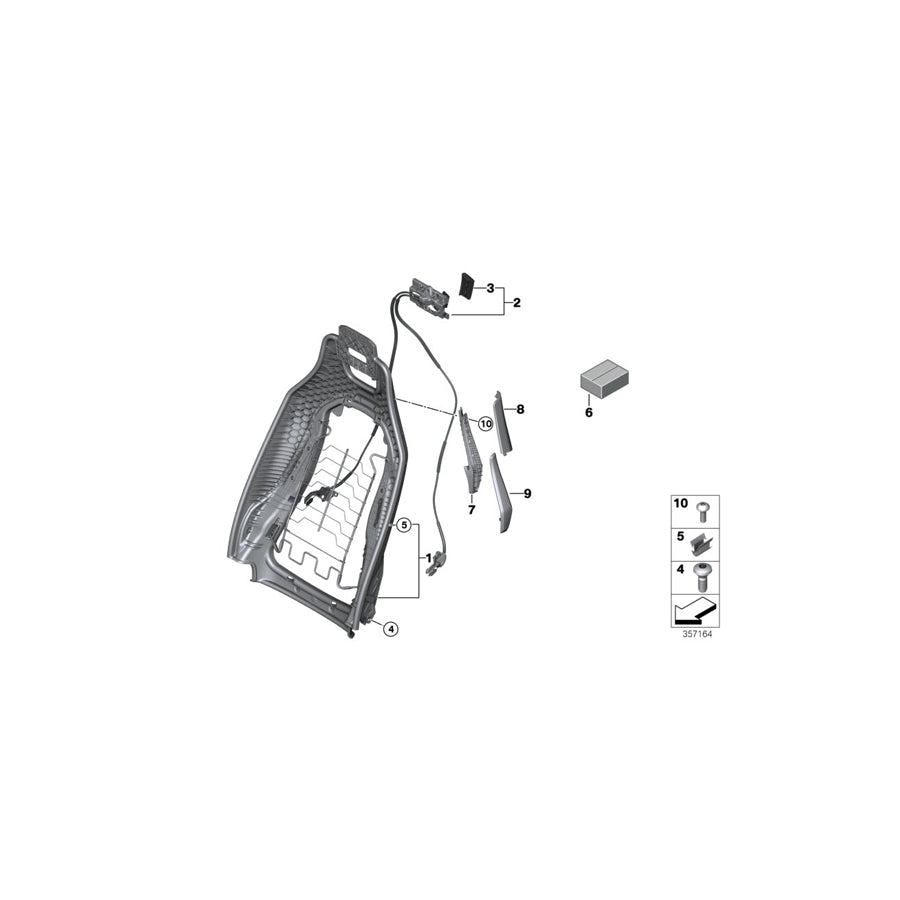 Genuine BMW 52107326595 I12 I12 Belt Deflector Left (Inc. & i8) | ML Performance EU Car Parts