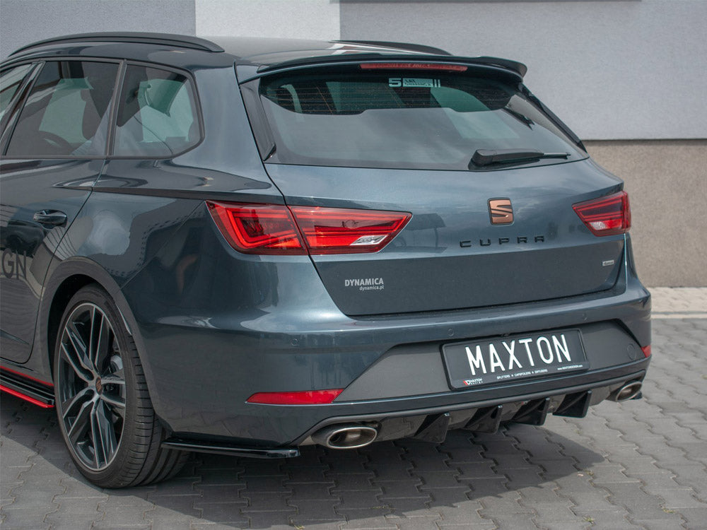 Maxton Design Seat Leon MK 3.5 Cupra ST (2017-) Rear Side Splitters
