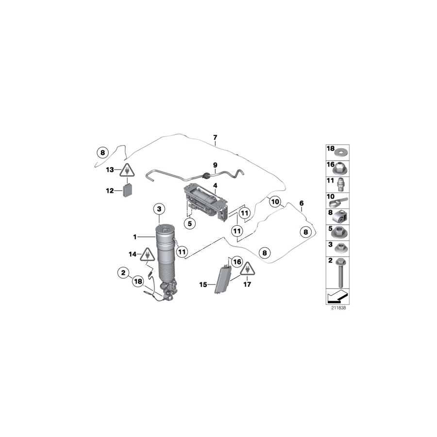 Genuine BMW 37206850594 F01 F02 Vent Tubing (Inc. 730d, 750LdX & 740d) | ML Performance EU