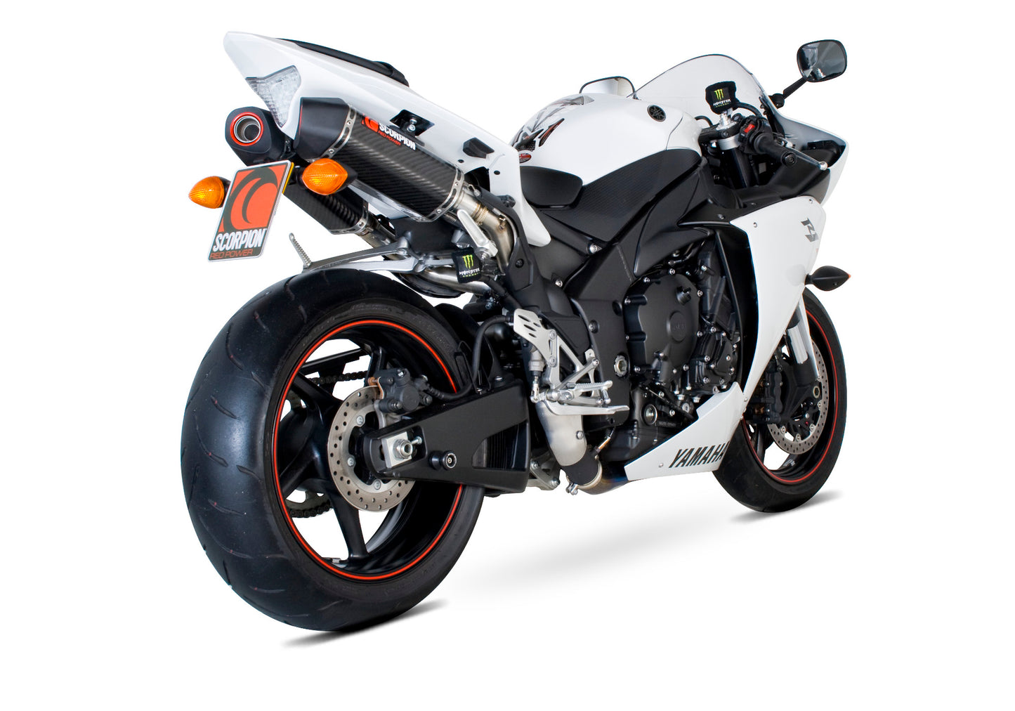 Scorpion RYA85CEO Yamaha YZF-R1 Serket Parallel Slip-On (Pair) - Carbon Fibre Sleeve | ML Performance EU EU