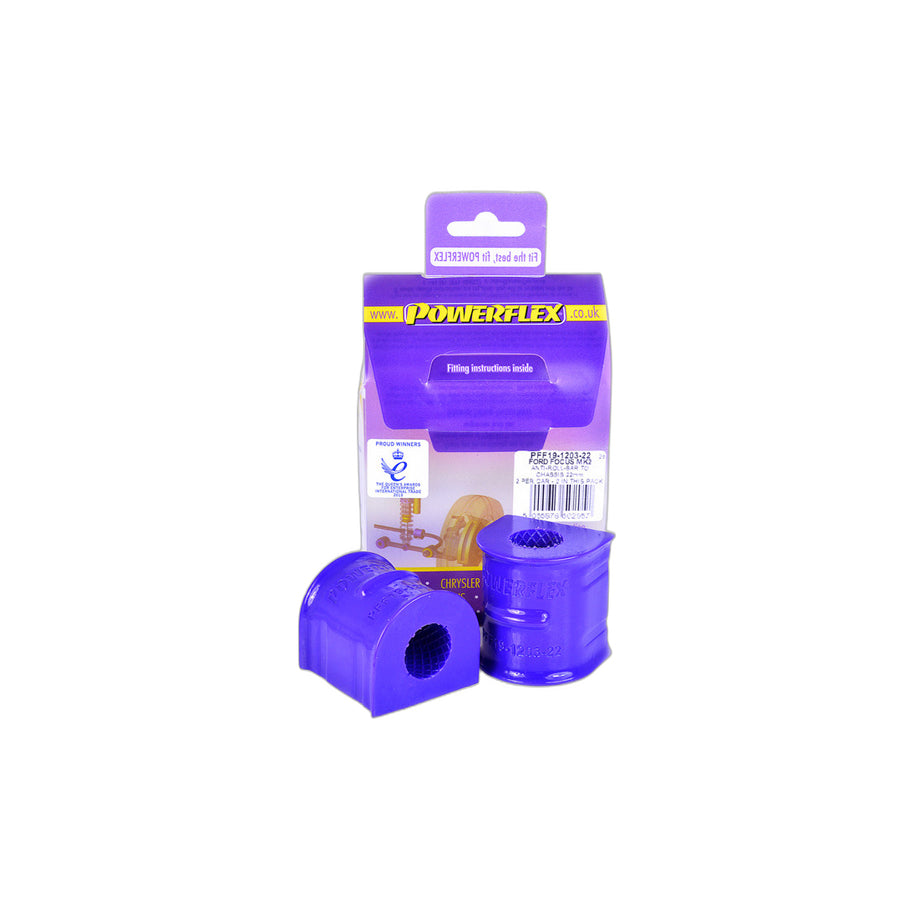 Powerflex PFF19-1203-22 Mazda Ford Front Anti Roll Bar To Chassis Bush 22mm (Inc. Mazda 3 & Focus) | ML Performance EU Car Parts