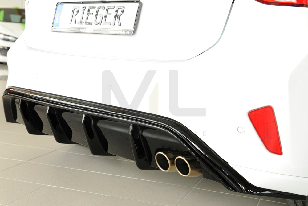 Rieger 00088193 Ford DEH Focus 4 Rear Diffuser (Inc. Focus 4 ST) 2 | ML Performance EU Car Parts