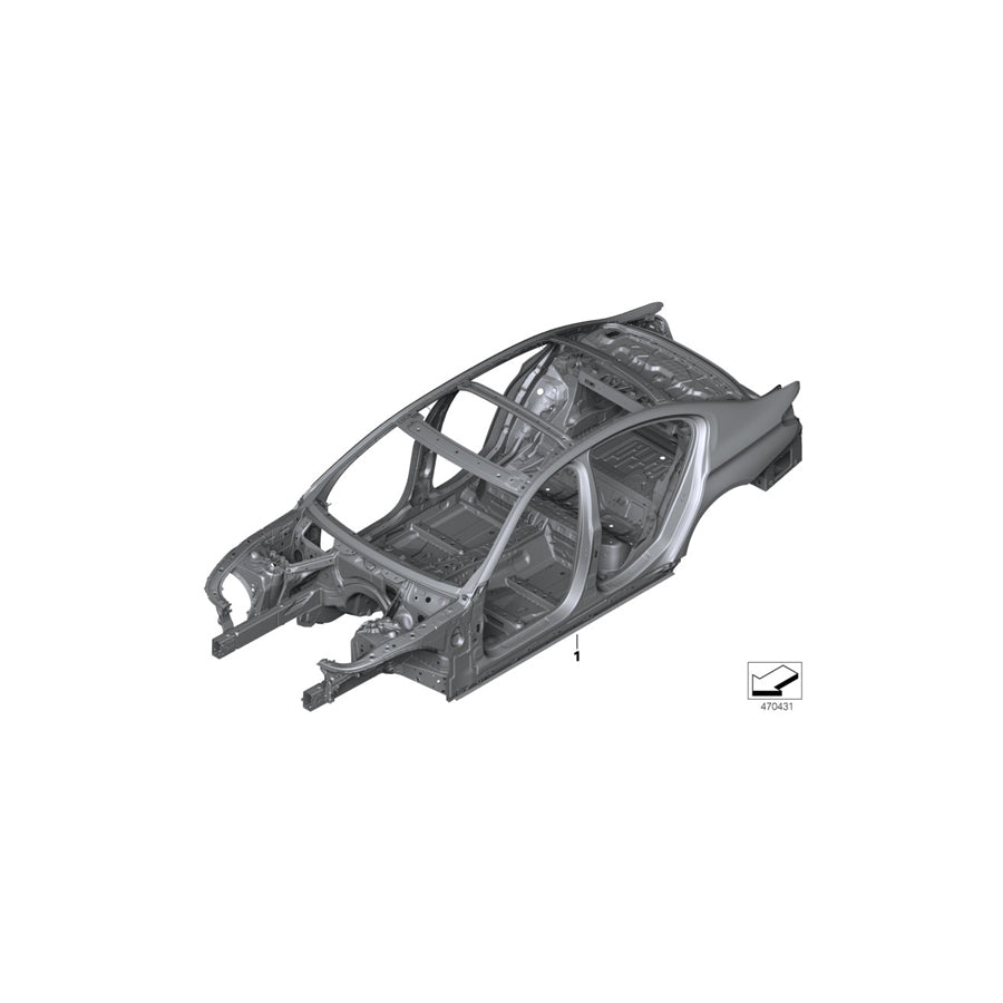 Genuine BMW 41129851325 F90 G30 G31 Bracket Acsm, Front (Inc. 530d, 520dX & 620d) | ML Performance EU Car Parts