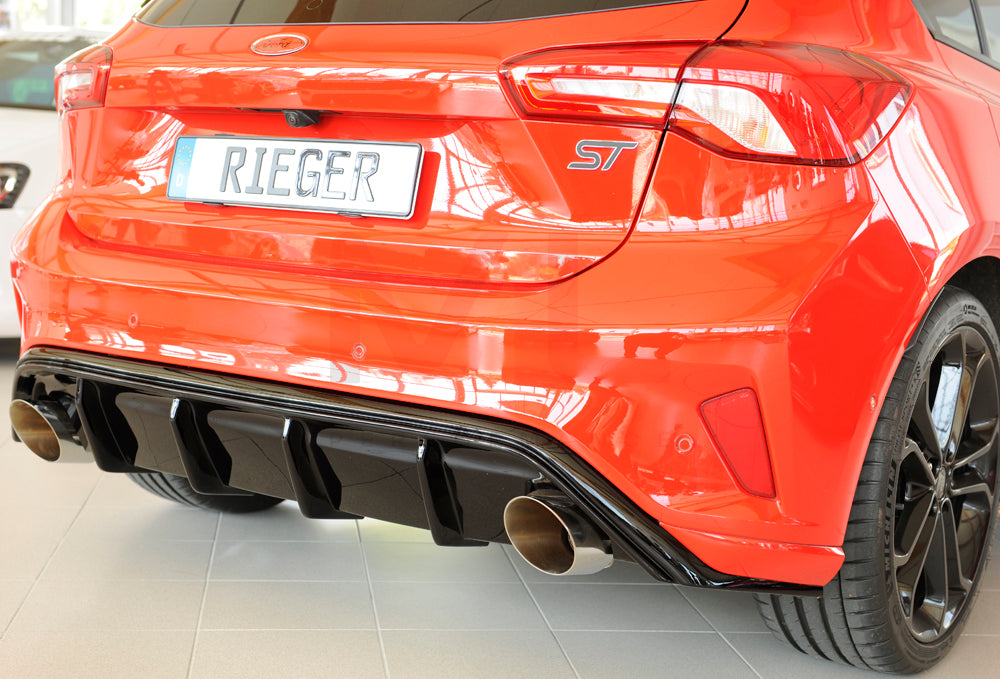 Rieger 00088216 Ford DEH Focus 4 Rear Diffuser (Inc. Focus 4 ST) 4 | ML Performance EU Car Parts
