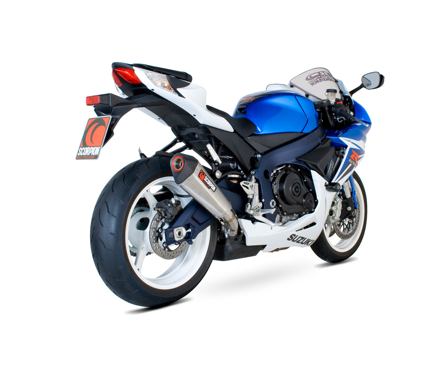 Scorpion RSI109SEO Suzuki Serket Taper Slip-On - Brushed Stainless Steel Sleeve (GSX-R600 / GSX-R750) | ML Performance EU EU