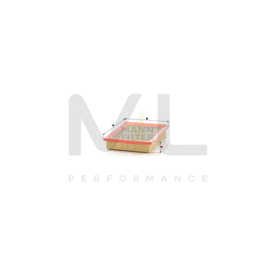 MANN-FILTER C 2571 Air Filter Filter Insert | ML Performance Car Parts