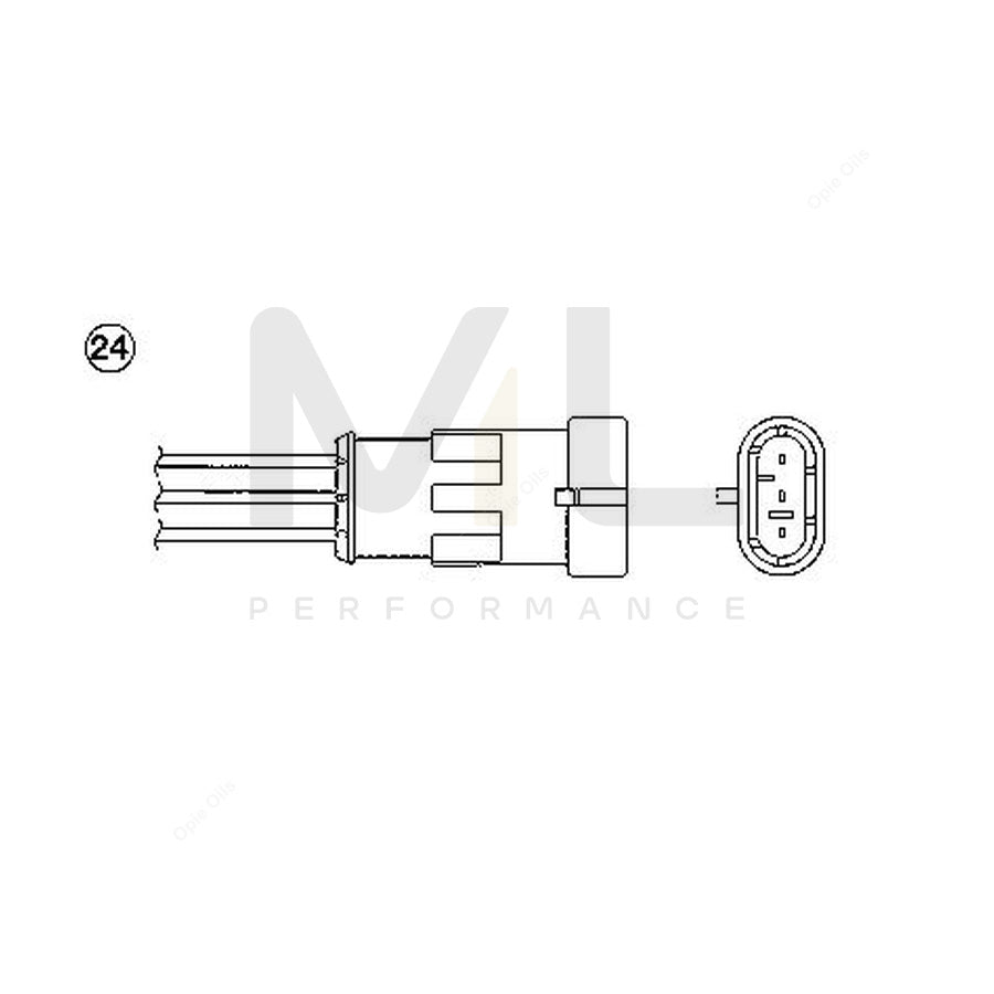 NTK Lambda Sensor / O2 Sensor (NGK 91454) - OZA728-R2 | ML Car Parts UK | ML Performance