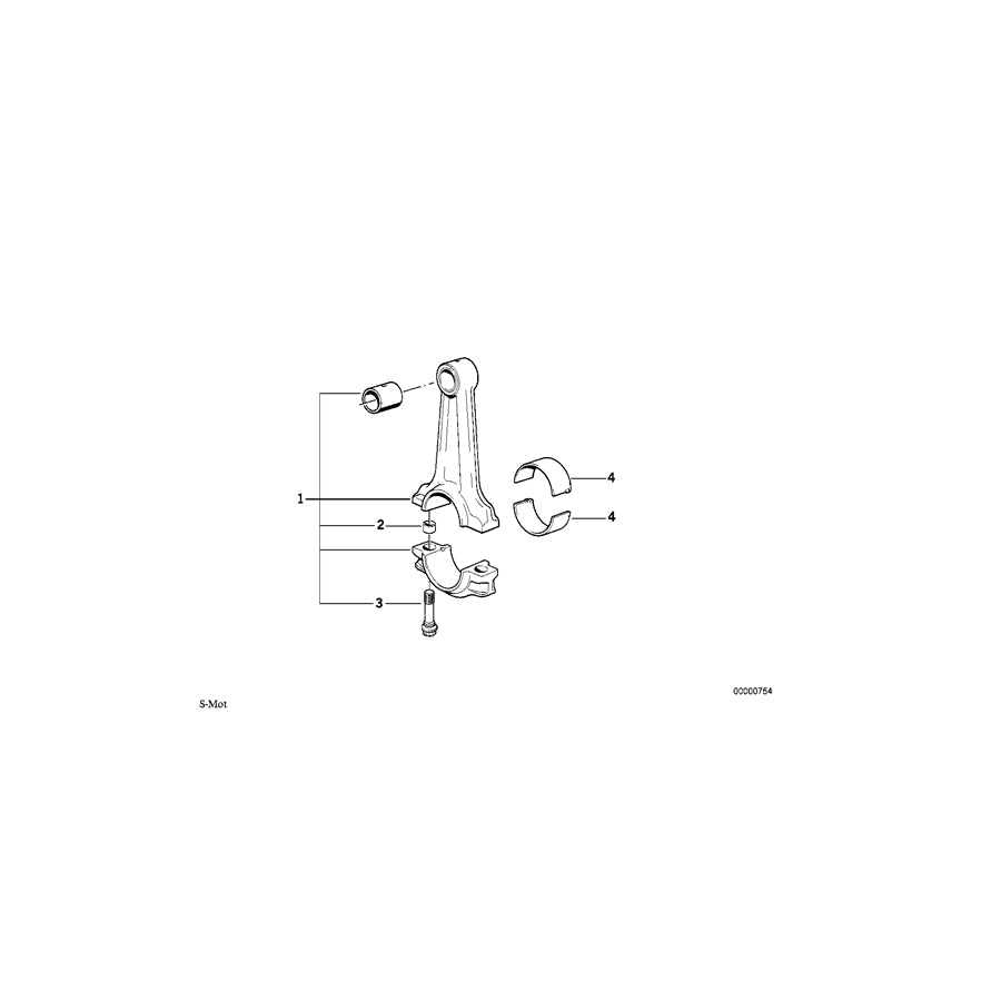 Genuine BMW 11241416218 Connecting Rod Bolt M9X1 (Inc. E36 320i STC '95) | ML Performance UK Car Parts