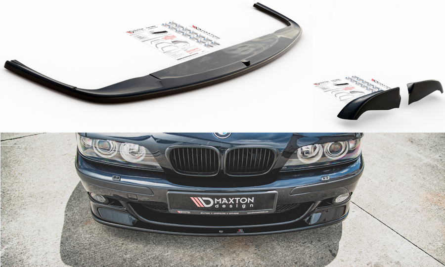 Maxton Design BM-5-39-M-FD2T+FDS1T Front Side Splitters + Front Splitter BMW M5 E39 | ML Performance UK Car Parts