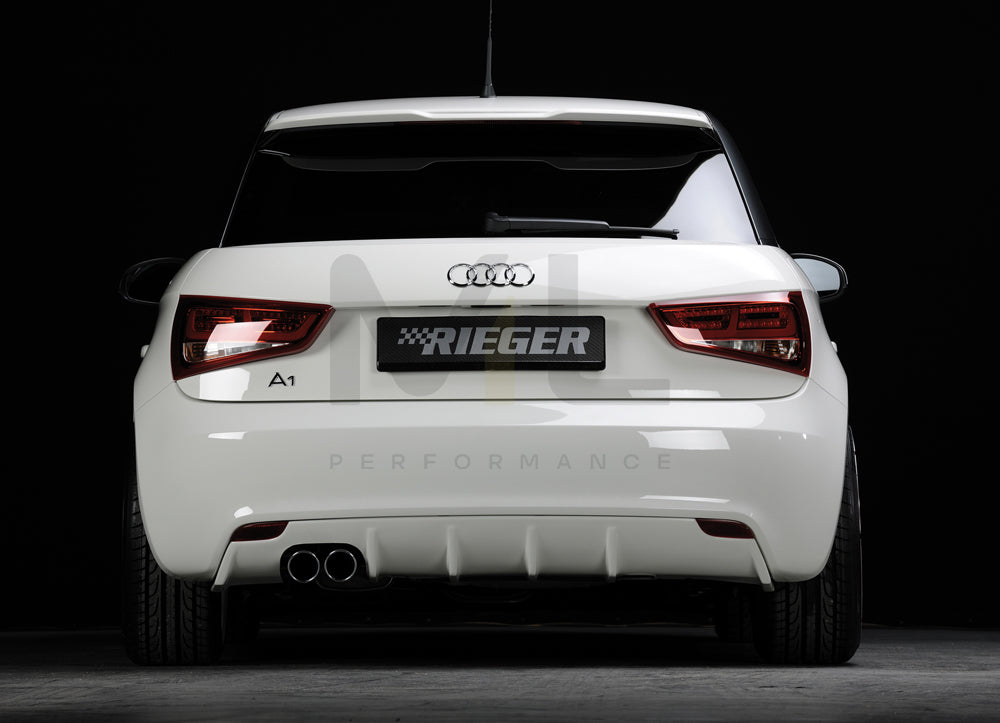 Rieger 00044107 Audi 8X A1 Rear Diffuser 2 | ML Performance EU Car Parts