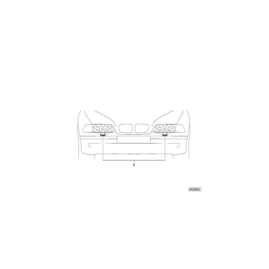 Genuine BMW 51117907271 E90 E91 Reinforcement, Bumper, Left (Inc. 318d, 330d & 335xi) | ML Performance EU