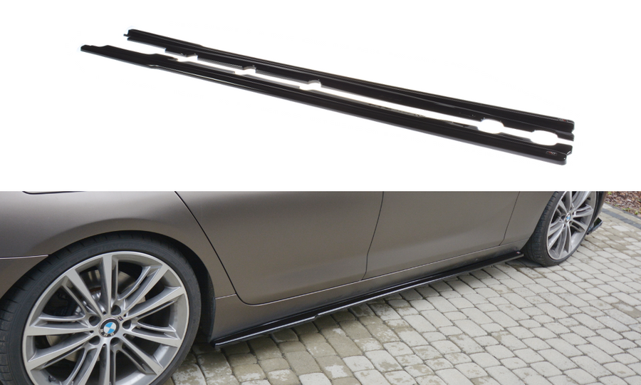 Maxton Design BM-6-06-GC-SD1T Side Skirts Diffusers BMW Series 6 Gran Coupé F06 | ML Performance UK Car Parts