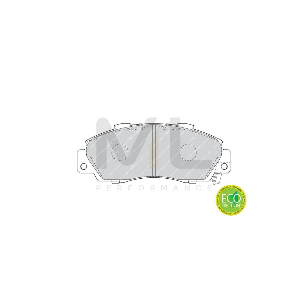 Ferodo Premier Fdb4310 Brake Pad Set Not Prepared For Wear Indicator, Without Accessories | ML Performance Car Parts