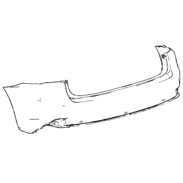 Genuine Lexus 52159-53943 IS Phase 3 Rear Bumper