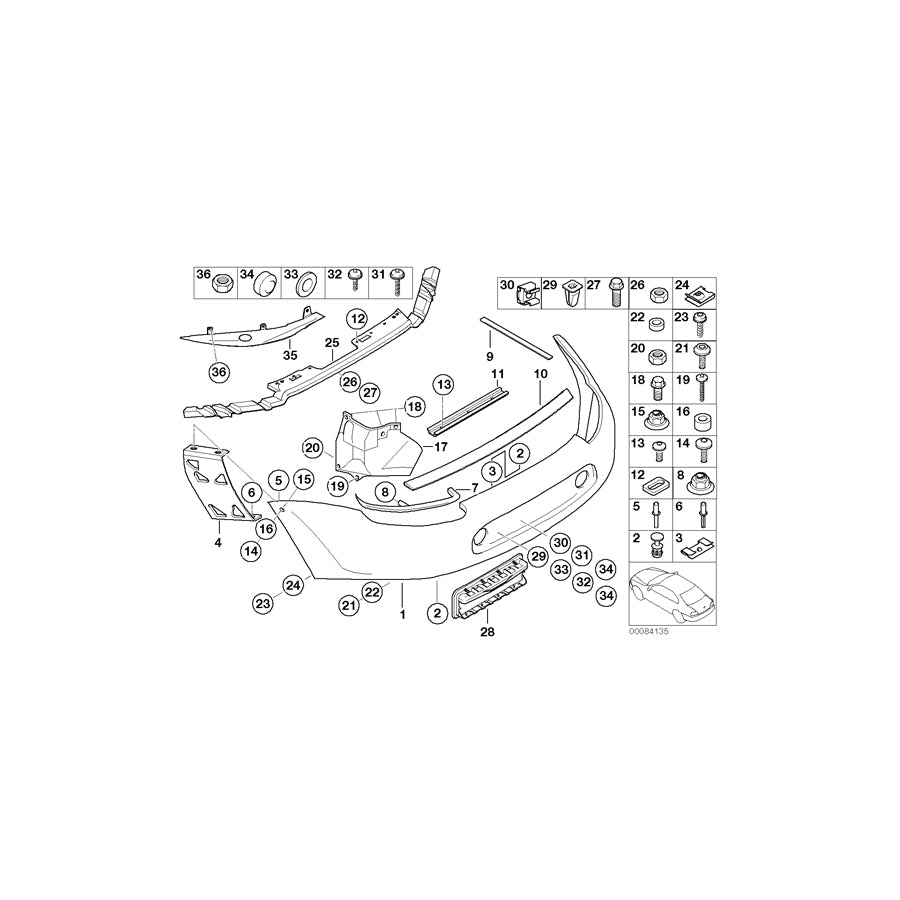 Genuine BMW 51128242285 E52 Chrome Cover, Rear Light Left (Inc. Alpina V8 & Z8) | ML Performance EU