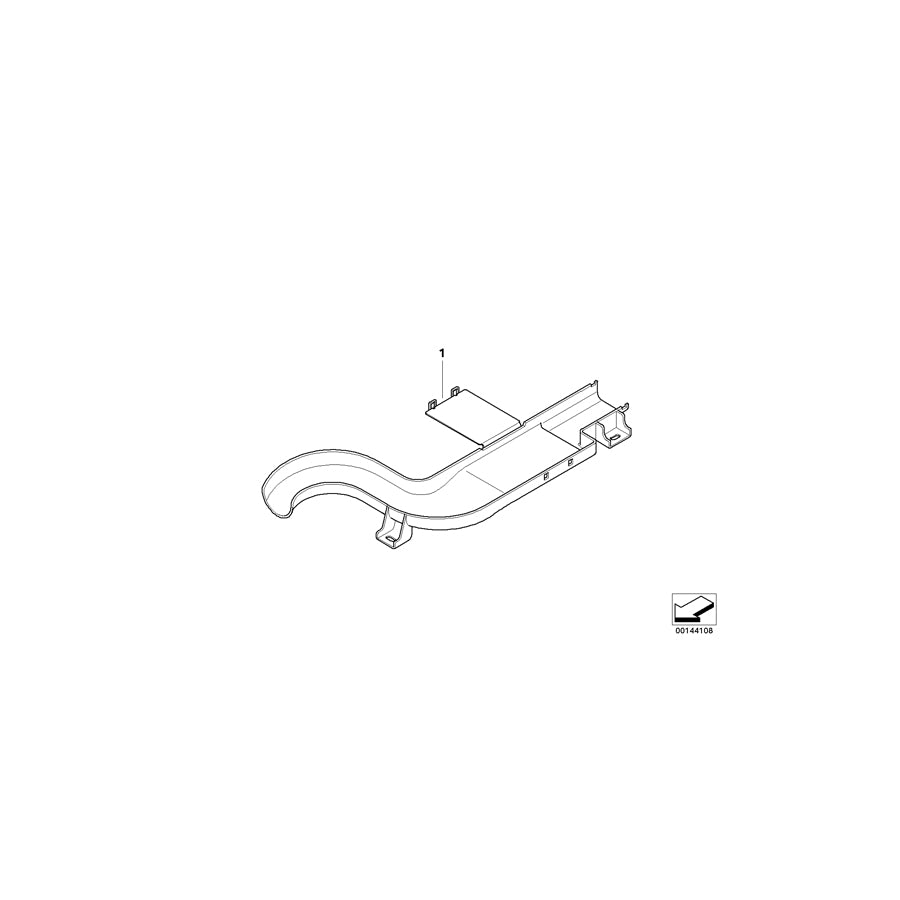Genuine BMW 61136942907 E85 Wiring Duct, Seat Cross Member (Inc. Z4 2.5i, Z4 M3.2 & Z4 3.0i) | ML Performance EU Car Parts