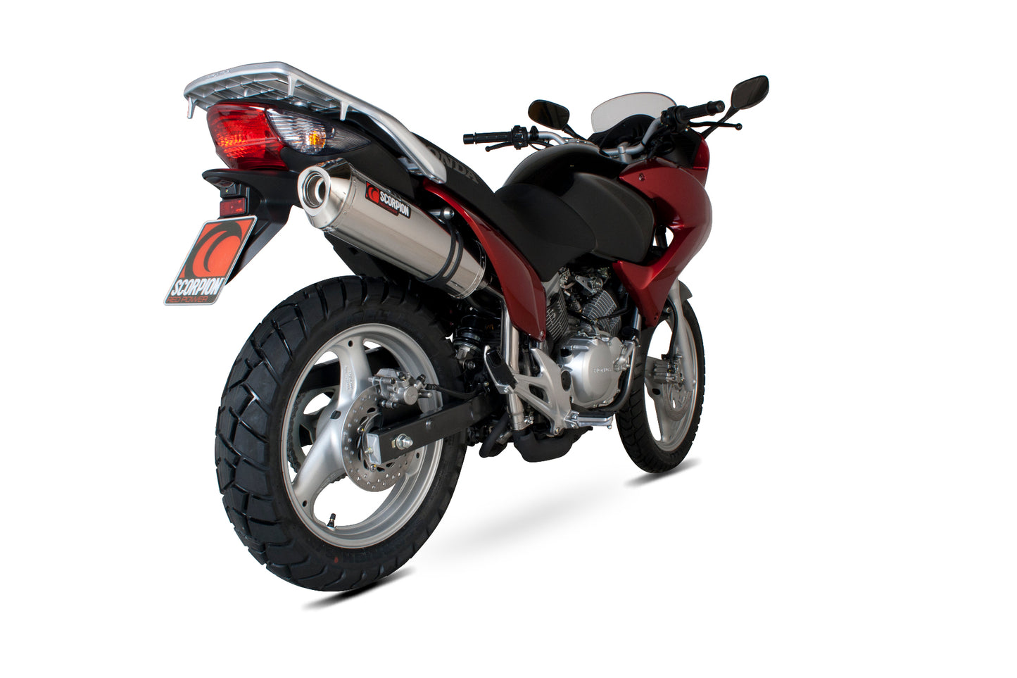 Scorpion EHA94SEO Honda XL125 Varadero Factory Oval Slip-On - Polished Stainless Steel Sleeve | ML Performance EU EU