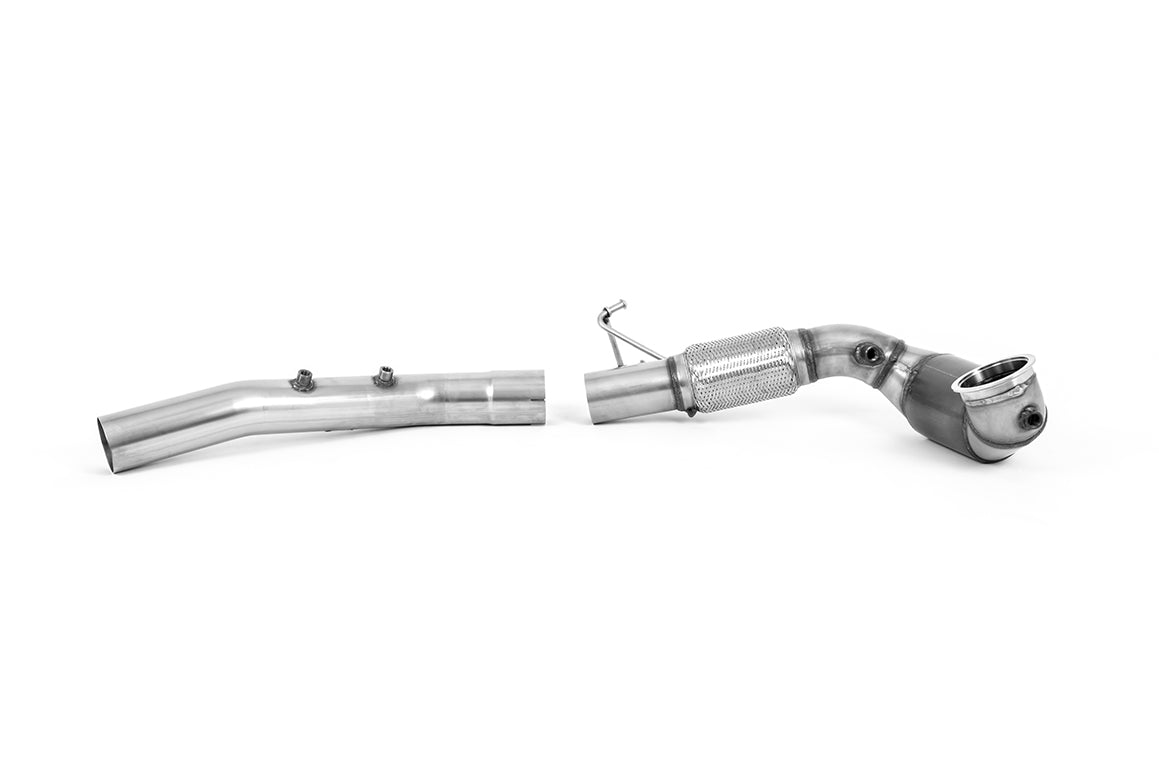 MillTek SSXVW639 Seat Skoda VW Large Bore Downpipe and Hi-Flow Sports Cat - Fits with Milltek OPF/GPF Back System Only (Inc. Leon, Octavia, Golf)