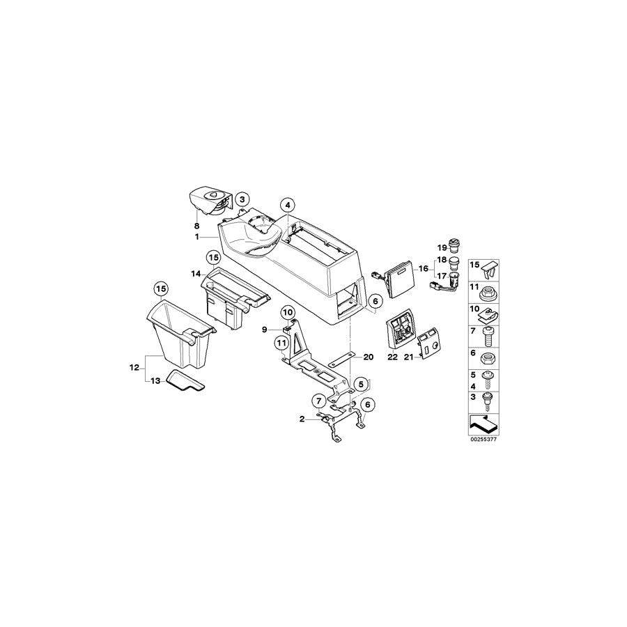 Genuine BMW 51163428294 E83 Socket Cover GRAU (Inc. X3 3.0i, X3 2.5si & X3 2.0i) | ML Performance EU