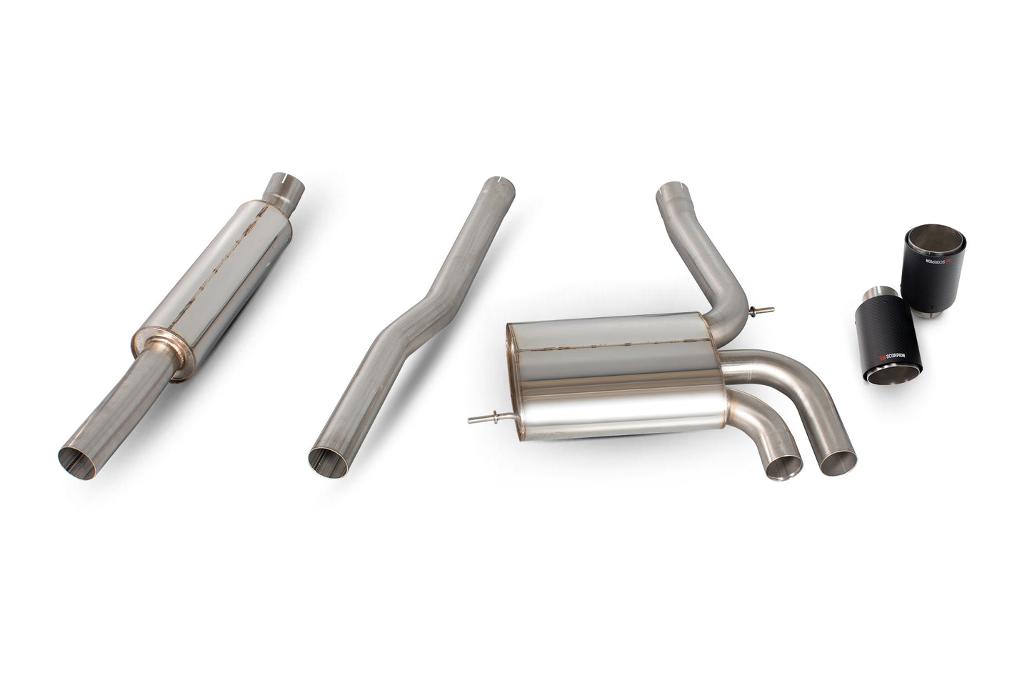 Scorpion SMN010CF Mini Cooper S F56 Resonated Cat-Back System | ML Performance EU EU