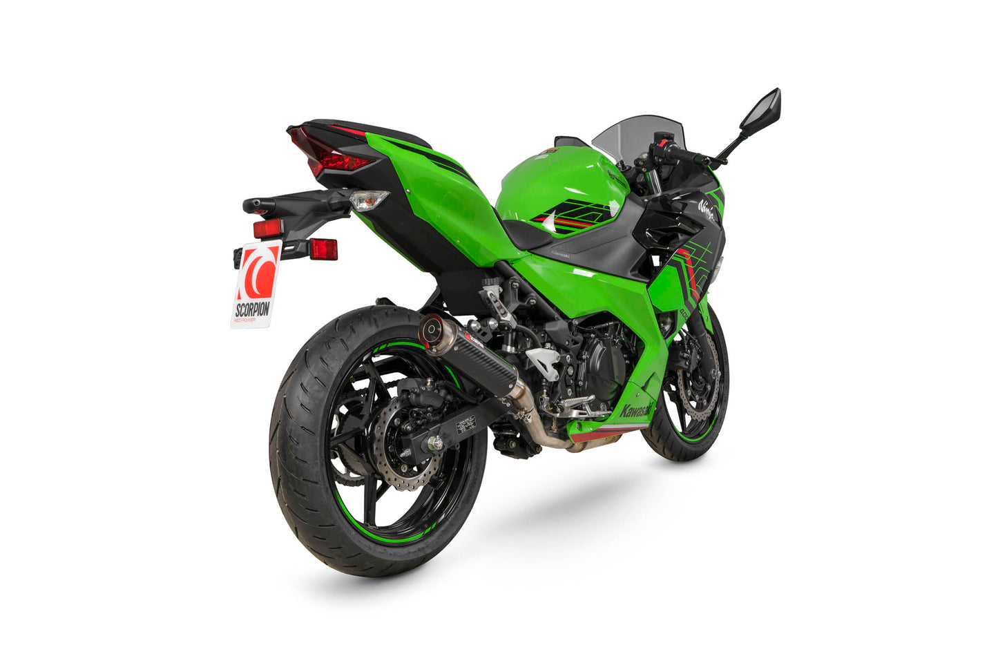 Scorpion KA1015CEM Kawasaki Ninja 400 Rp1-Gp Slip-On - Carbon Fibre Sleeve | ML Performance EU EU