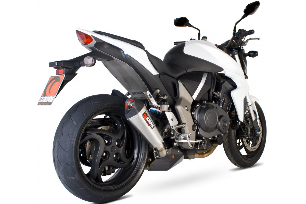 Scorpion RHA101SEO Honda CB1000 R Serket Taper Slip-On - Brushed Stainless Steel Sleeve | ML Performance EU EU