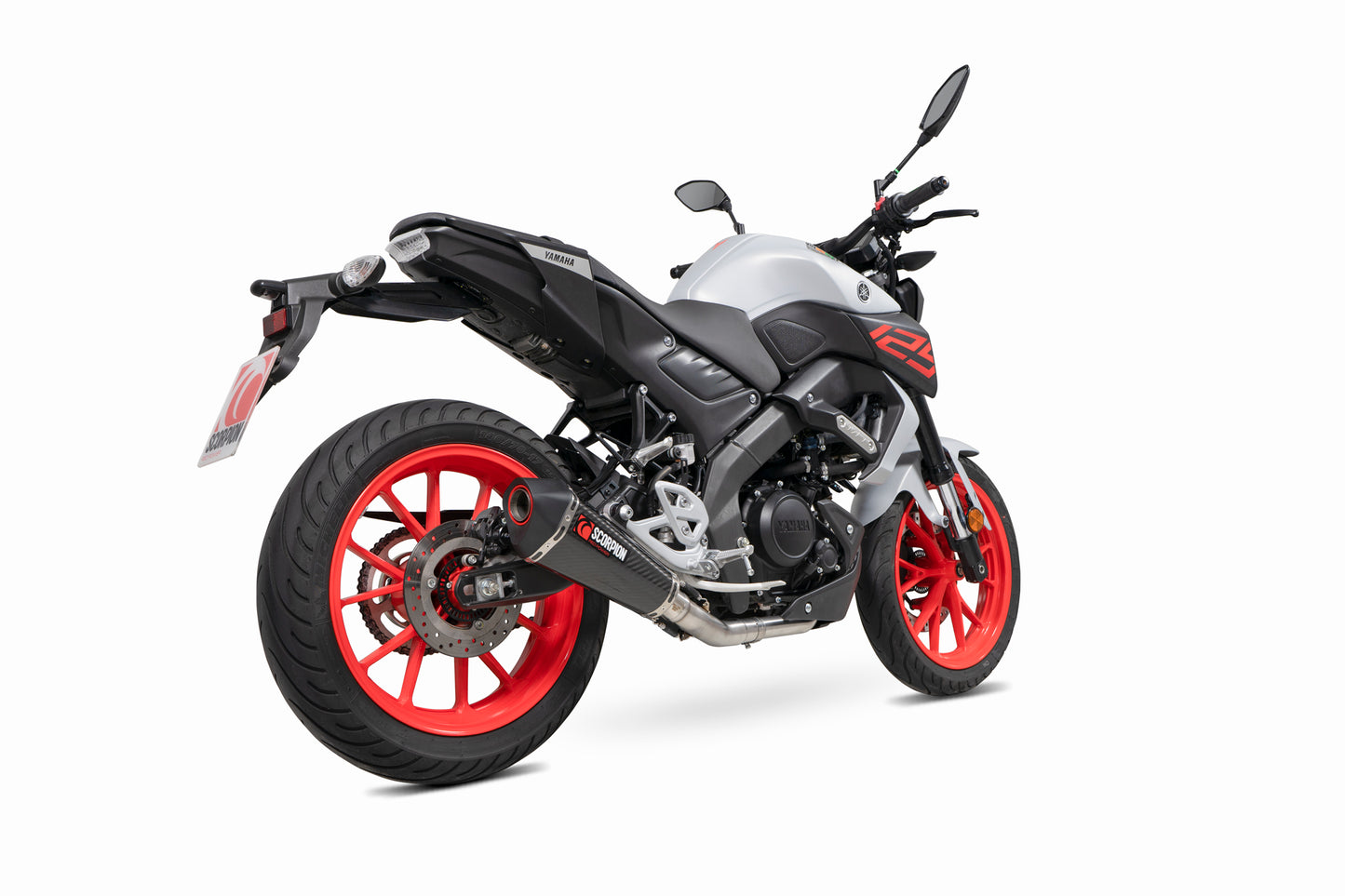 Scorpion RYA118SYSCEO Yamaha MT-125 Euro 4 Serket Taper Full System - Carbon Fibre Sleeve | ML Performance EU EU