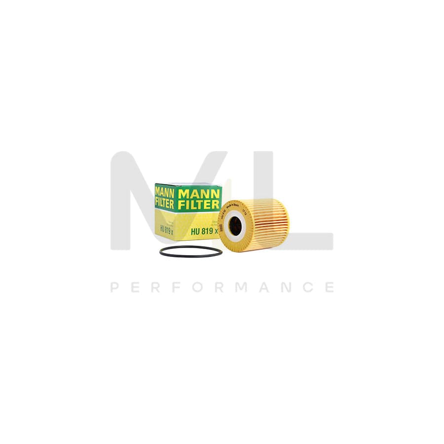 MANN-FILTER HU 819 x Oil Filter with seal, Filter Insert | ML Performance Car Parts