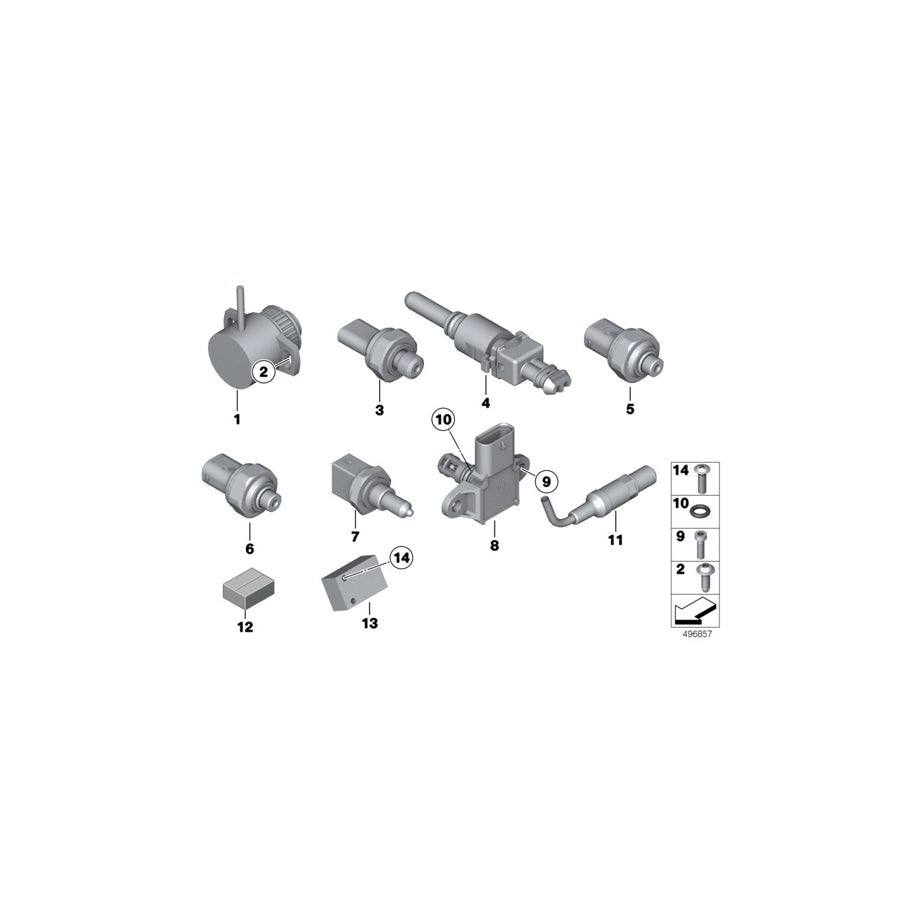 Genuine BMW 35208281821 BMW Fillister Head Screw M3X16 10.9 (Inc. & M6 GT3) | ML Performance EU Car Parts