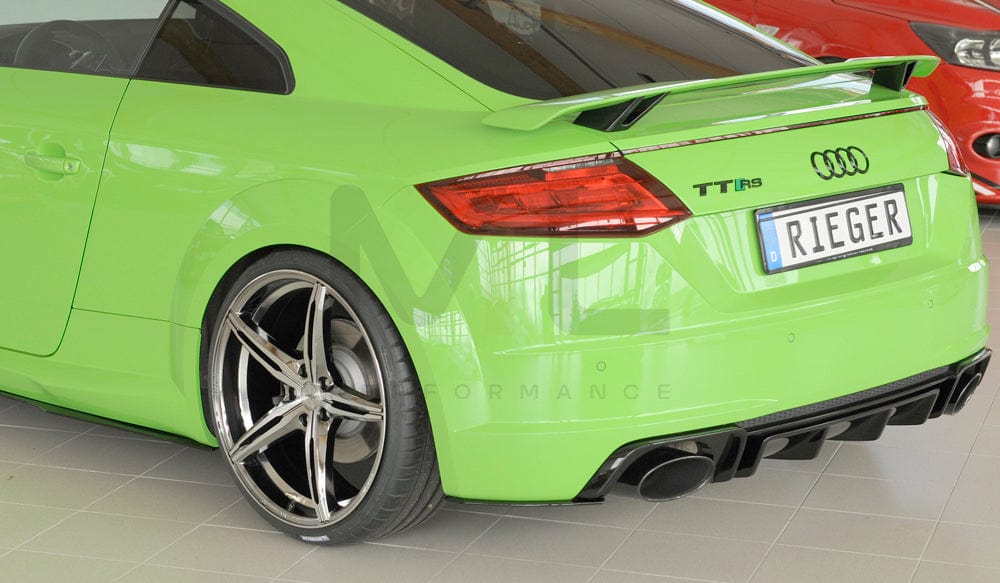 Rieger 00055173 Audi 8J 8J1-FV 8S TTRS Rear Side Splitter 10 | ML Performance EU Car Parts