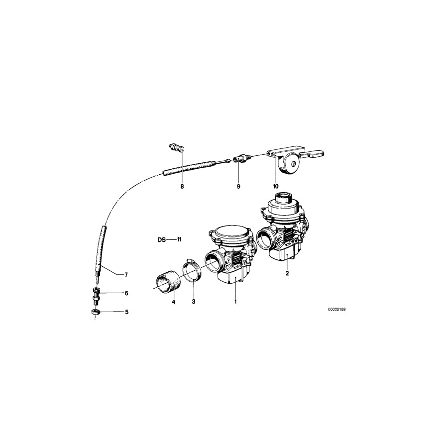 Genuine BMW 13111336979 60 Carburettor Left 64/32/321 (Inc. & R 75 ) | ML Performance EU Car Parts