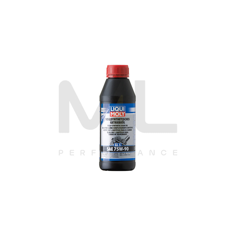 Liqui Moly Fully Synthetic Gear Oil GL5 SAE 75W 90 1l
