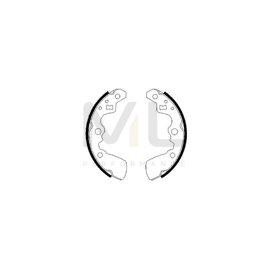 BOSCH 0 986 487 430 Brake Shoe Set for SUZUKI SWIFT | ML Performance Car Parts